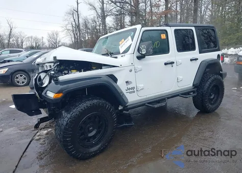 2020 Jeep Wrangler Unlimited Sport S 4X4 from USA, damaged, VIN 1C4HJXDG3LW170760